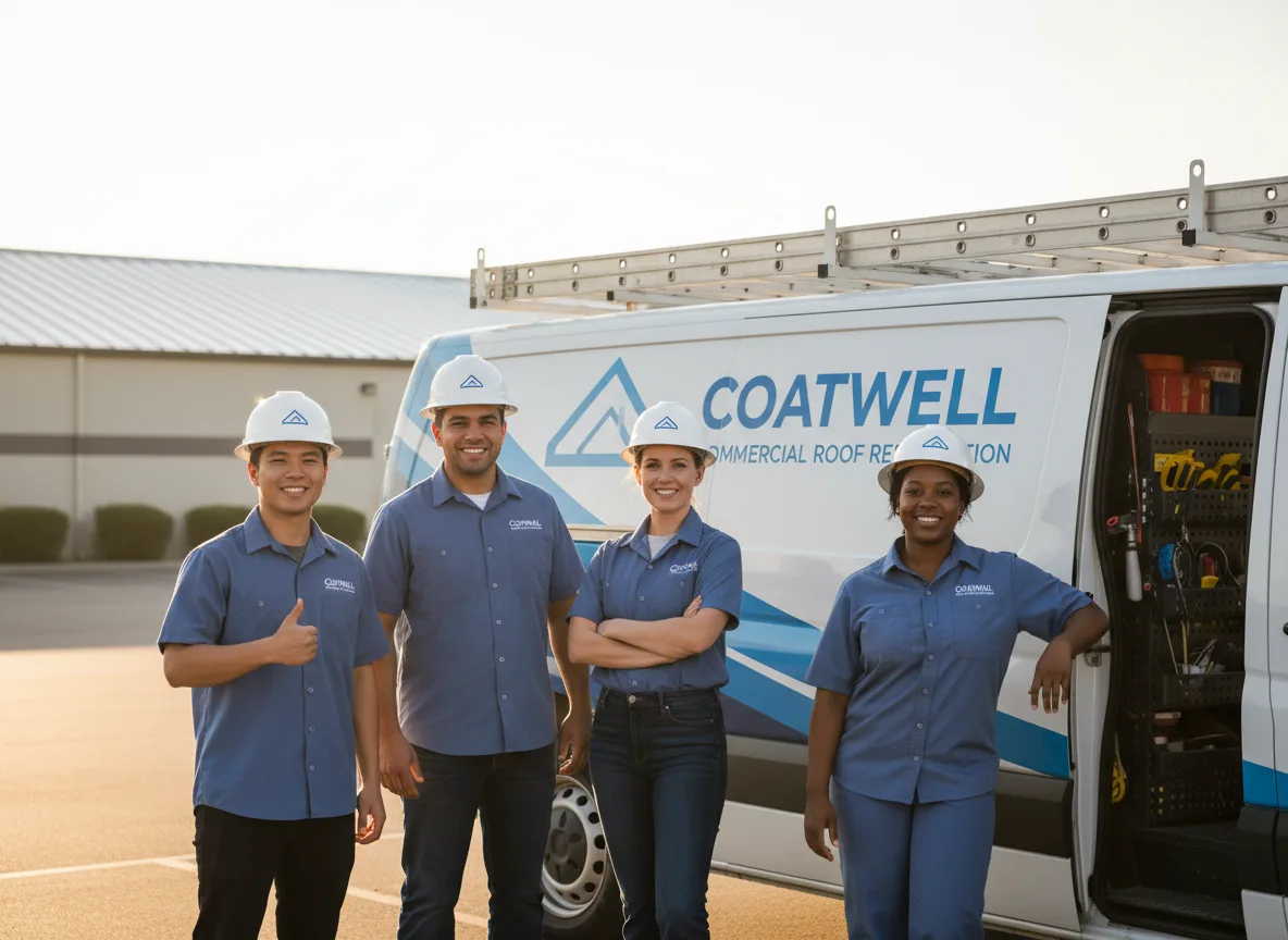 Commercial roof coating company in Waverly, WA